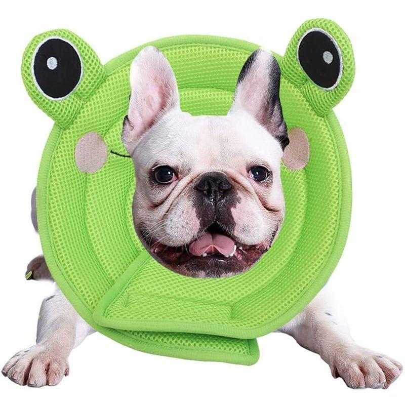 24hours犬 猫 ソフト エリザベスカラー 優しい 柔らかい ストレスフリー 介護犬 面白い 可愛い マジックテープ フレンチブルドック エリザベスカラー Ilgaimportadora Com