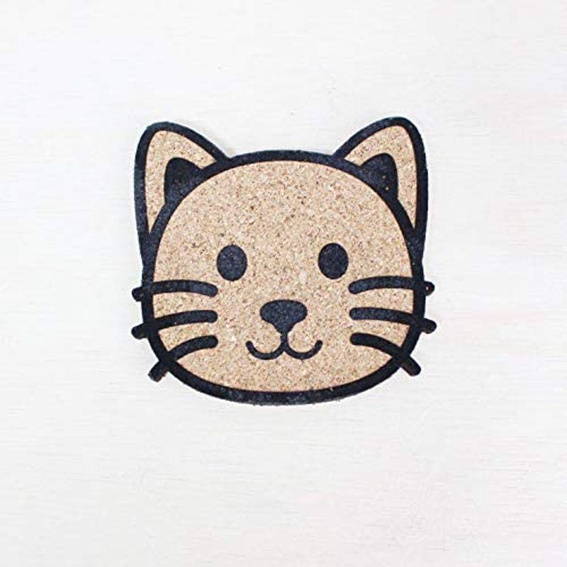 1470円 割り引き 猫 おりんセット かわいい 顔 イラスト コルクマット ペット仏具 ペット供養