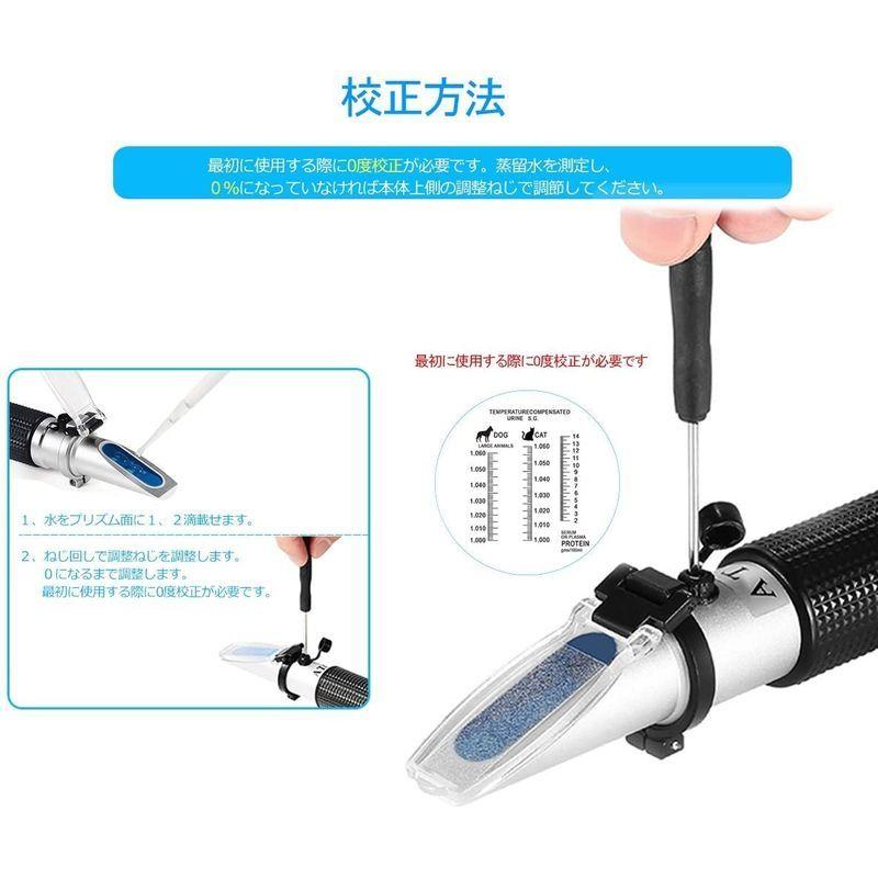 上品なスタイル 水槽用品 Iitrust 犬猫尿比重屈折計 ペット用品 犬 血清タンパク Sp 温度自動補正 Atc 猫の尿比重 Sg 付き 手持 クリニック 自宅 Www Threeriversofs Com