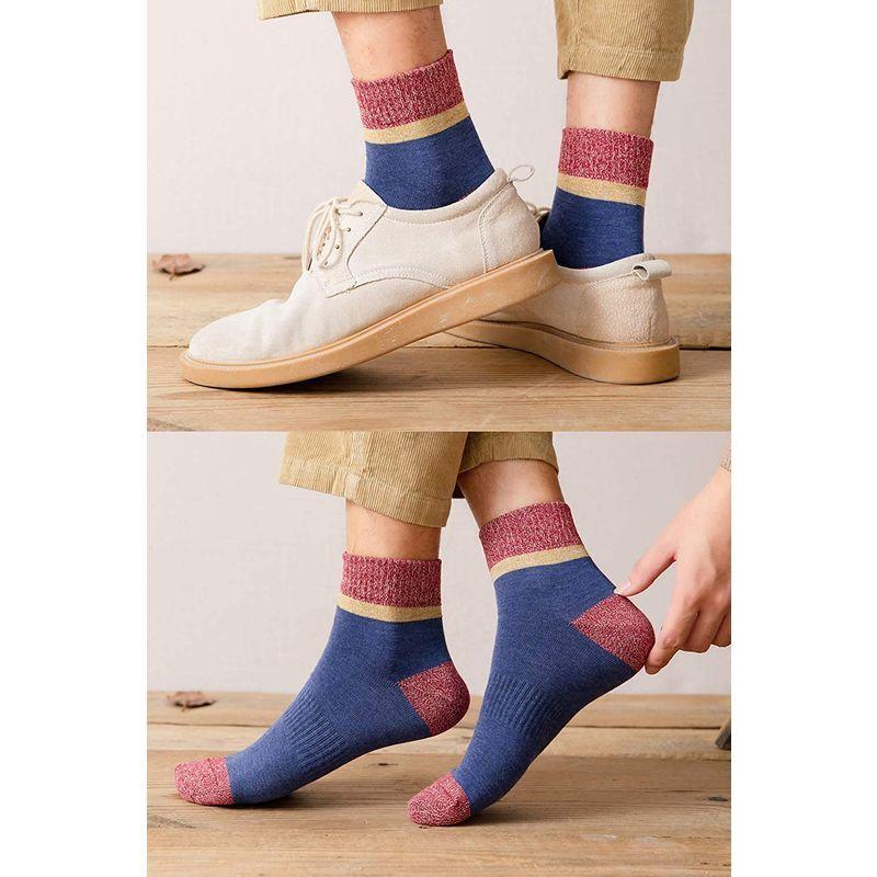 季節のおすすめ商品 靴下 メンズ 靴下 抗菌 防臭 綿7足セット 24 28cm スポーツソックス 吸汗 カラフルソックス アウトドアソックス カジュアル 通勤 春夏