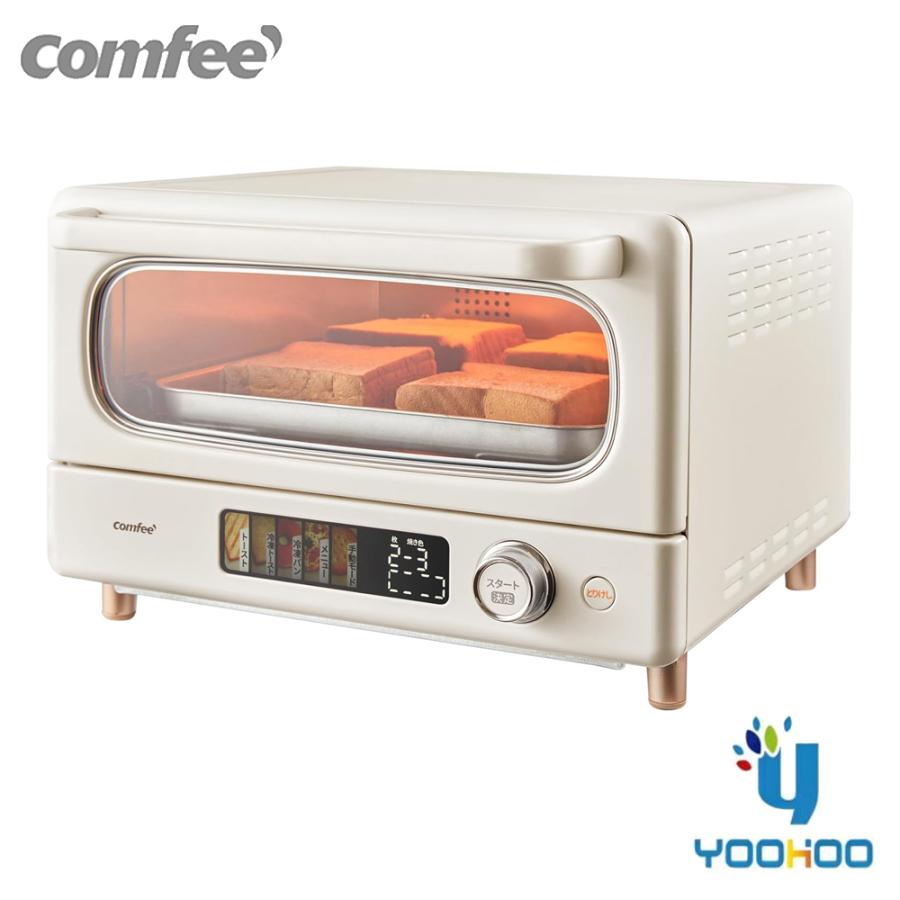 Comfee'（コンフィー） トースター オーブントースター 4枚 1400W 30分