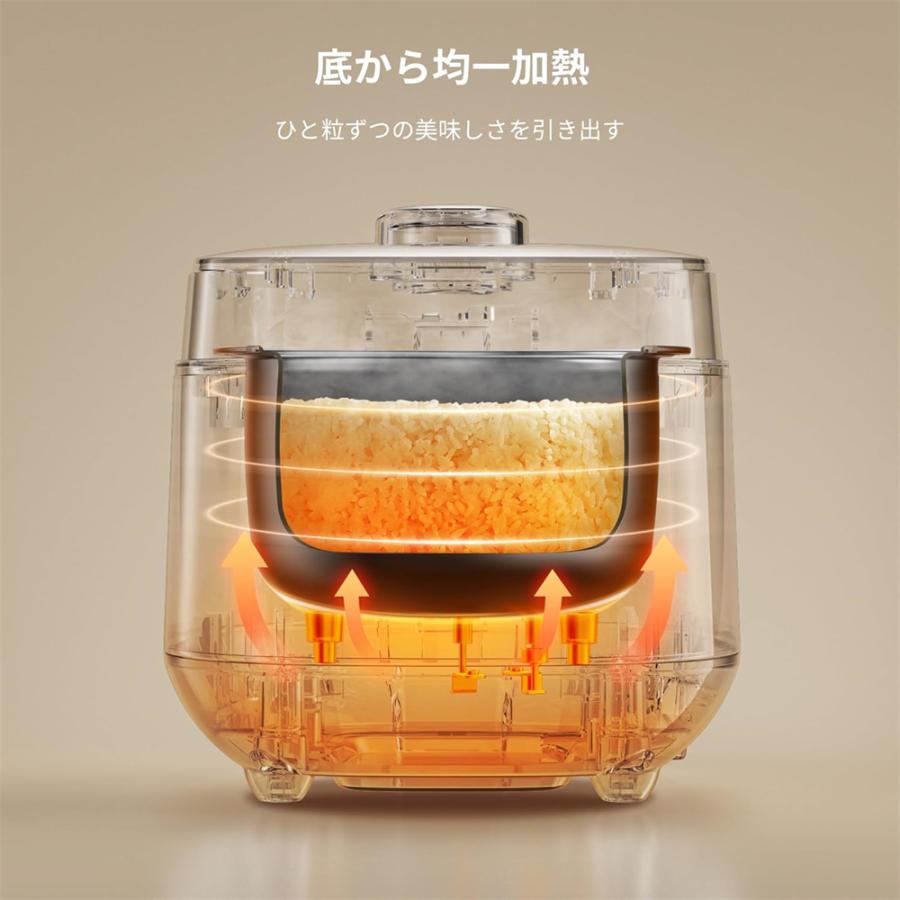 Comfee'（コンフィー） 炊飯器 3合 4合 5合炊き 1人暮らし 2人暮らし