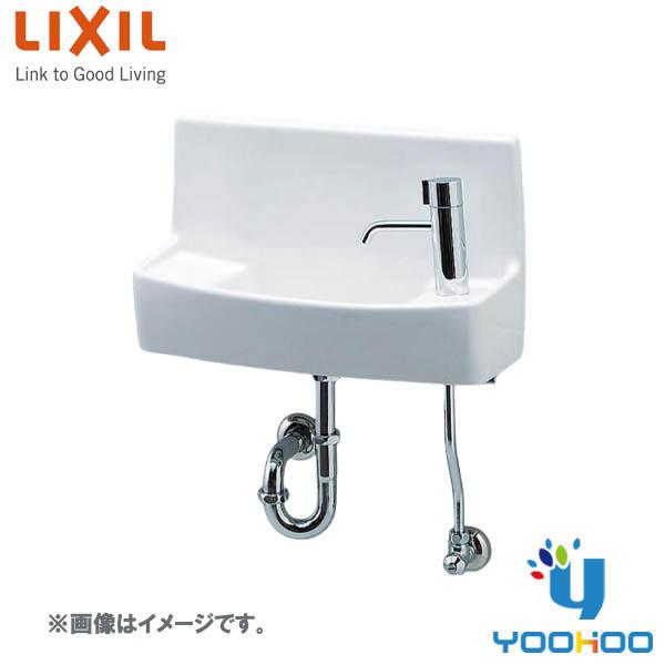 L-A74HD リクシル【取寄せ商品】LIXIL/INAX トイレ用手洗器一式セット 洗面化粧室 床給水・壁排水 ハイパーキラミック ピュアホワイト(/L-A74HD/)｜yoohoo-store