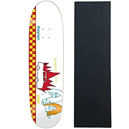 人気ブラドン Deck Skateboard Enjoi Thaynan Grip with 31.8" x 8.75" R7 Fader その他スケボー用品