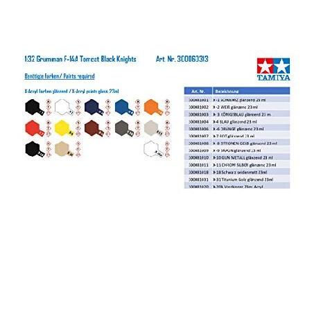 タミヤ 1/32 エアークラフトシリーズ No.13 アメリカ海軍 グラマン F-14A トムキャット ブラックナイツ プラモデル 60313 