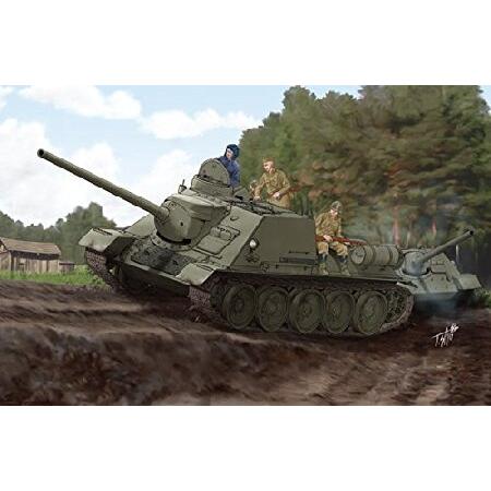 トランペッター 1/16 ソビエト軍 SU-100 自走砲/フルインテリア 00915 