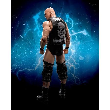 無条件！特別価格 S.H.フィギュアーツ WWE ストーン・コールド・スティーブ・オースチン(Stone Cold Steve Austin) 約160mm PVC＆ABS製 可動フィギュア