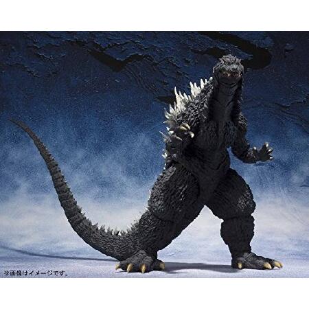 S.H.MonsterArts ゴジラ×メカゴジラ ゴジラ (2002) 約155mm PVC＆ABS製 塗装済み可動フィギュアの画像