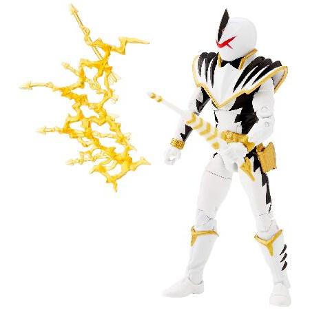 匿名配送 Power Rangers Lightning Collection Dino Thunder White Ranger 15-cm Premium Collectible Action Figure Toy for Ages 4 and Up with Accessories 【1881440462】(12129円)