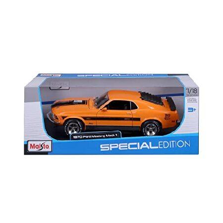 一番の贈り物 Maisto 1:18 Special Edition 1970 Ford Mustang Mach 1， Orange