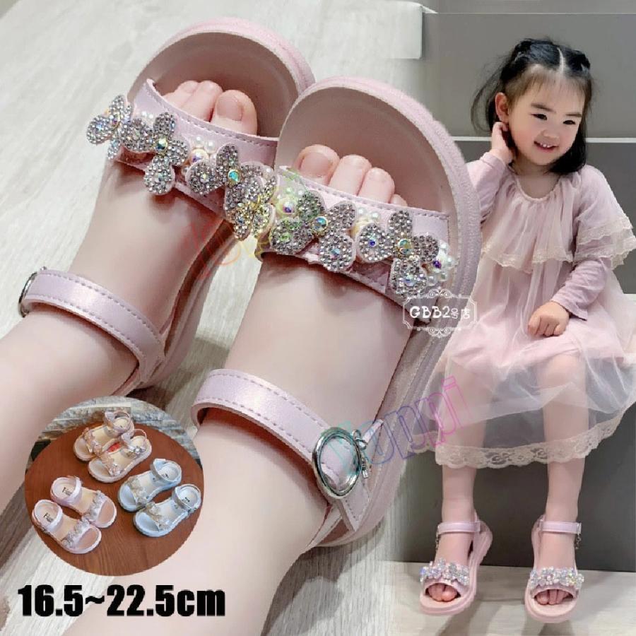 子供サンダル ビーチサンダル 女の子 子ども靴 夏物 キッズシューズ 滑りにくい ソフトの底 ベビー 子供用 姫系 女児 子ども かわいい 入学式 パーティ 12 Yoppi 通販 Yahoo ショッピング