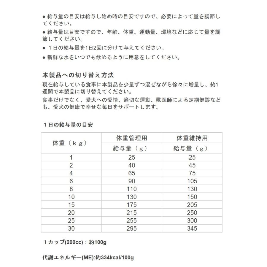 ウェルネスシンプル 全犬種用 体重管理用 サーモン＆じゃがいも 1.8kg ドッグフード 穀物不使用 WELLNESS｜yoriai-dogs｜03