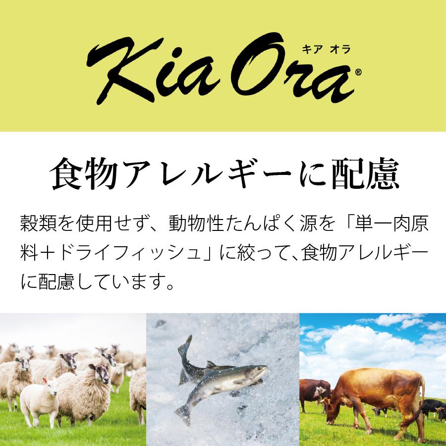 キアオラ ドッグフード ラム&レバー 4.5kg KiaOra 選べるプレゼント付き 食物アレルギーに配慮｜yoriai-dogs｜07