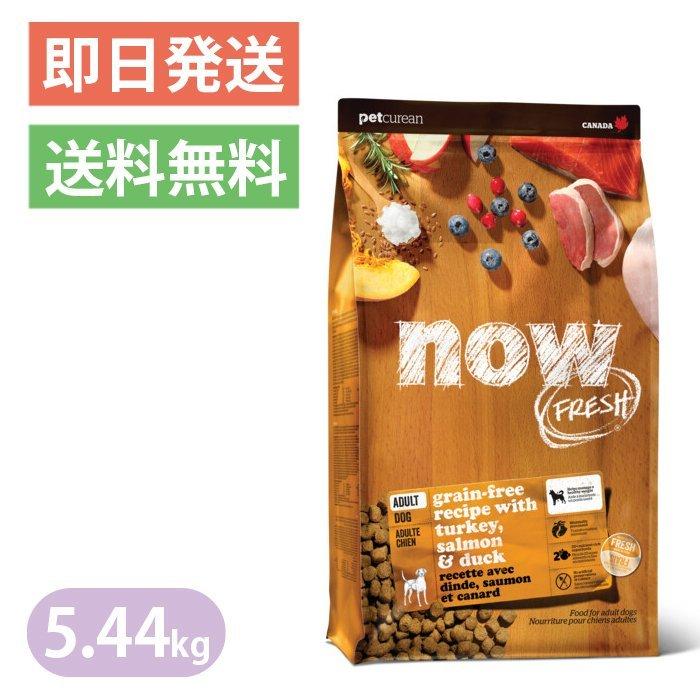 ナウフレッシュ グレインフリー アダルト 5.44kg 普通粒 レギュラー粒 ドッグフード NOW FRESH 選べるプレゼント付き ポイント利用