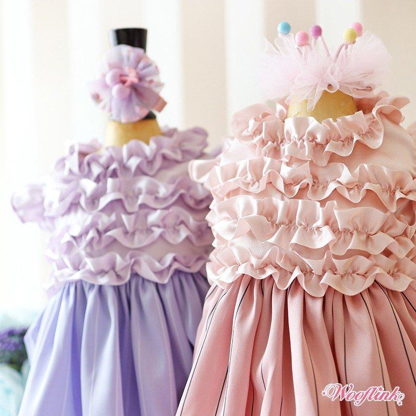 Wooflink】ウーフリンク PERFECT DAY DRESS サイズ5 バイオレット 犬用