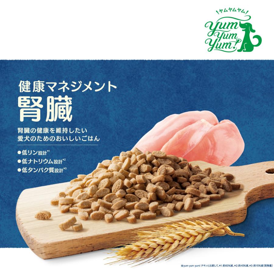ヤムヤムヤム 健康マネジメント 腎臓 チキン 1.3kg 超小粒