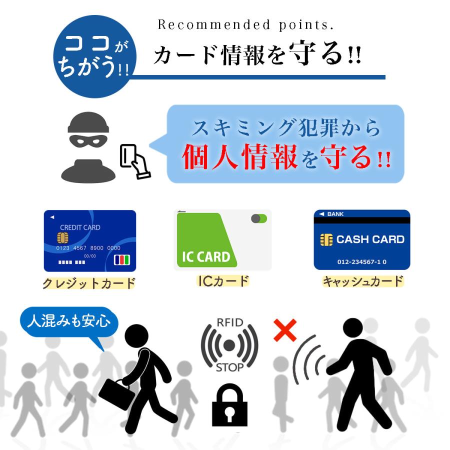 カードケース メンズ 薄型 レディース スキミング防止 財布  IDカードケース 磁気防止 ビジネス スリムスマート じゃばら｜yoridokoro｜08