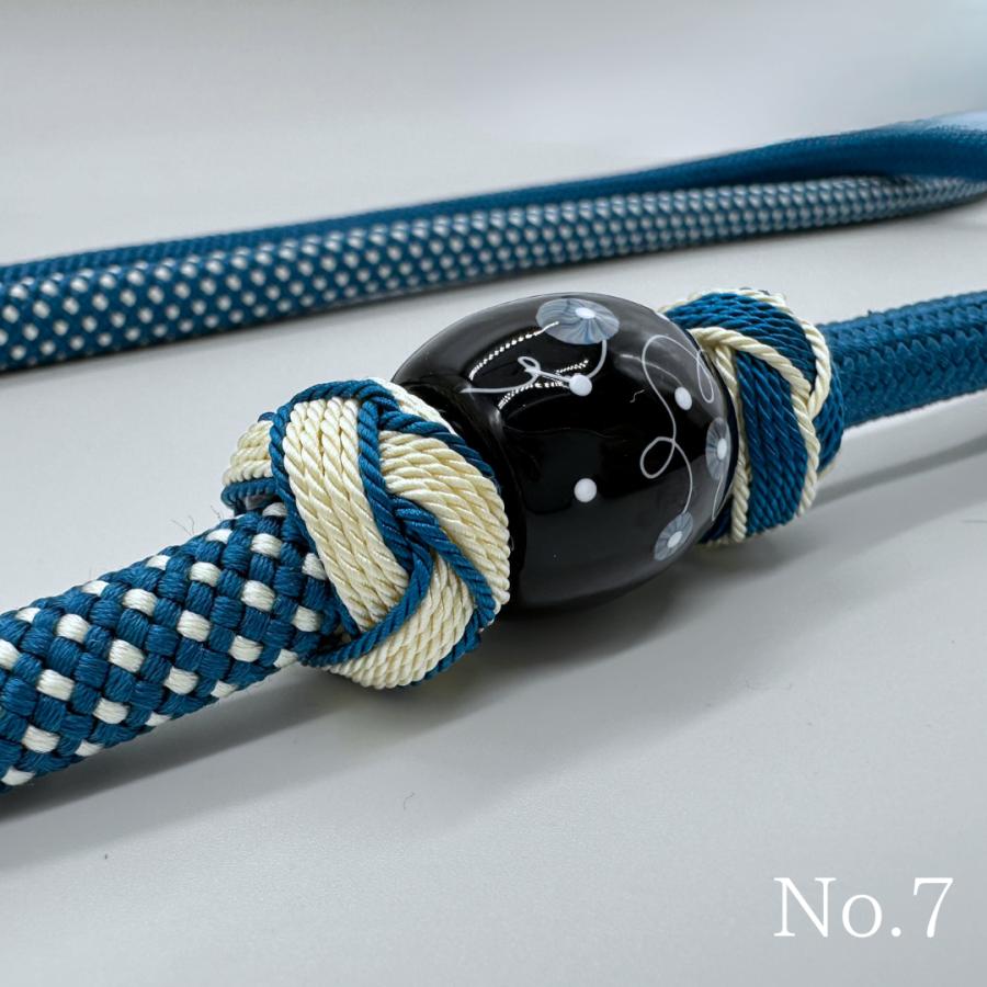 正絹 帯締め トンボ玉付き 2WAYタイプ｜帯留 ガラス細工 日本製