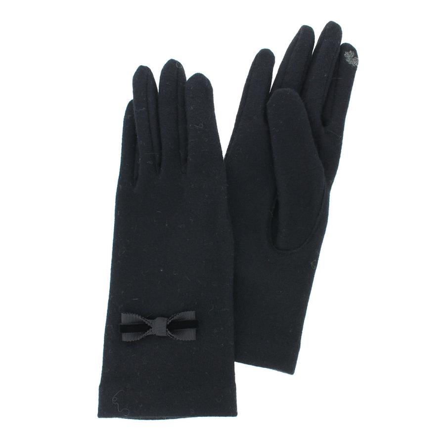 贈答 ローラアシュレイ 人気ブランド レディース ジャージ手袋 タッチパネル スマホ対応 長め丈 秋冬 五本指手袋 ワンポイント リボン おしゃれ ガーリーデザイン Simbcity Net