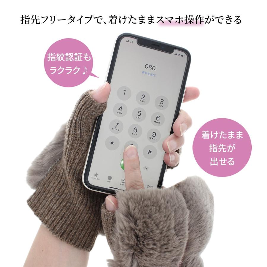 アルタクラッセ レディース 女性用 婦人 ニット手袋 スマホ対応
