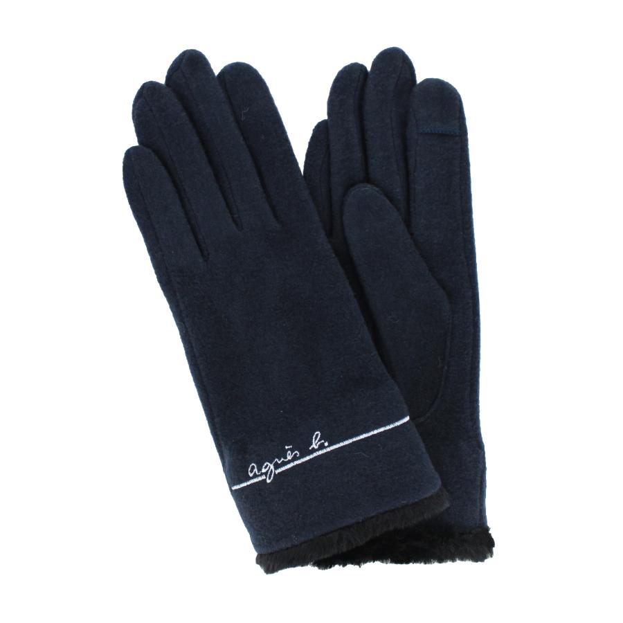 agnes b.（アニエスベー） 手袋 レディース ブランド 暖かい スマホ