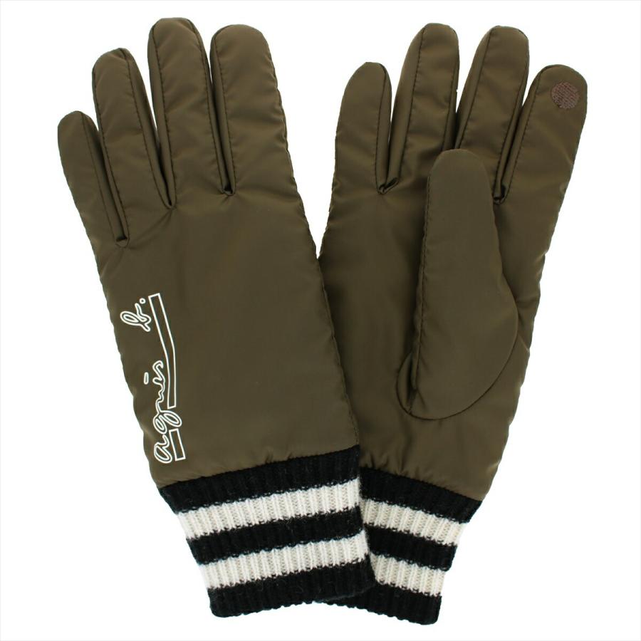 アニエスベー　手袋　スナップボタン　agnes b. agnes b.（アニエスベー） 手袋 レディース ブランド 暖かい スマホ