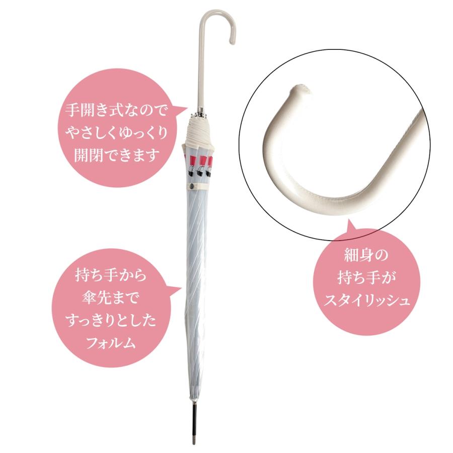 STUDIO PICONE 傘 ビニール傘 レディース ブランド 親骨58cm STUDIO PICONE 傘 ビニール傘 レディース ブランド 親骨58cm