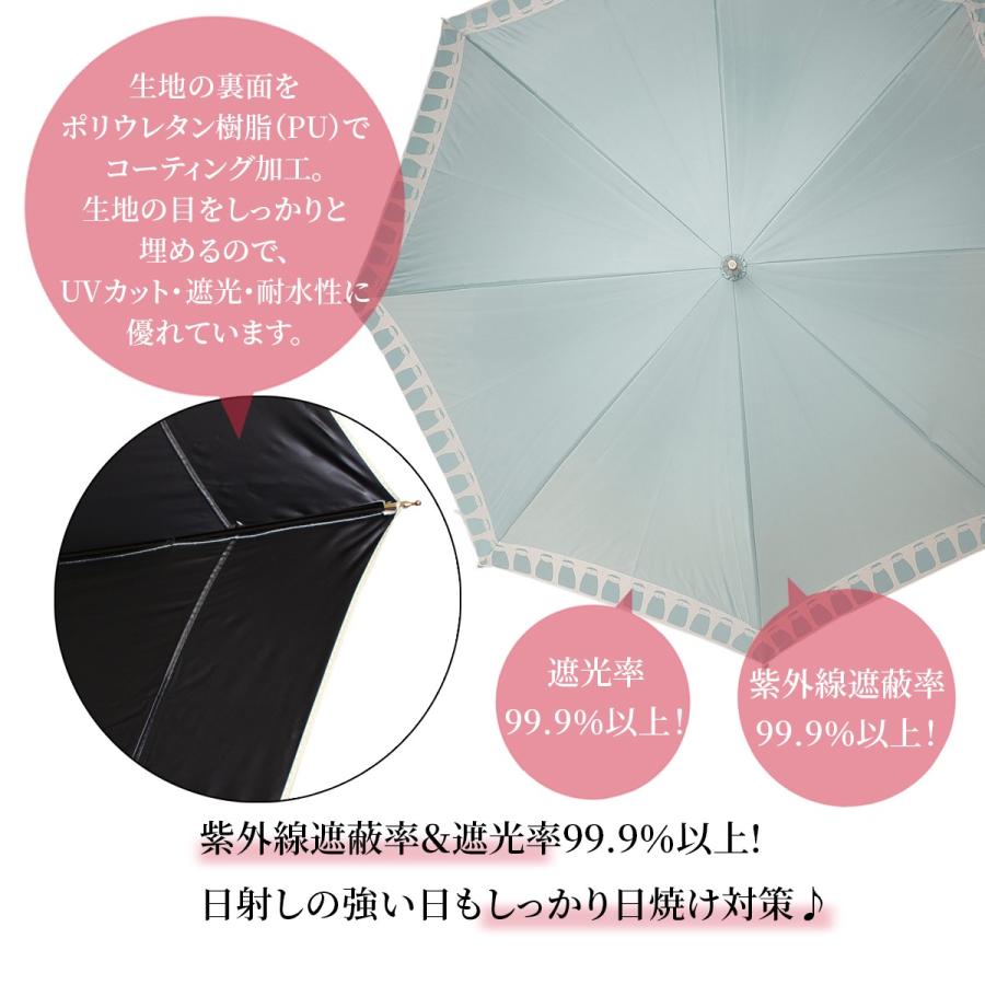 STUDIO PICONE 傘 レディース ブランド 晴雨兼用 親骨50cm uv 遮光