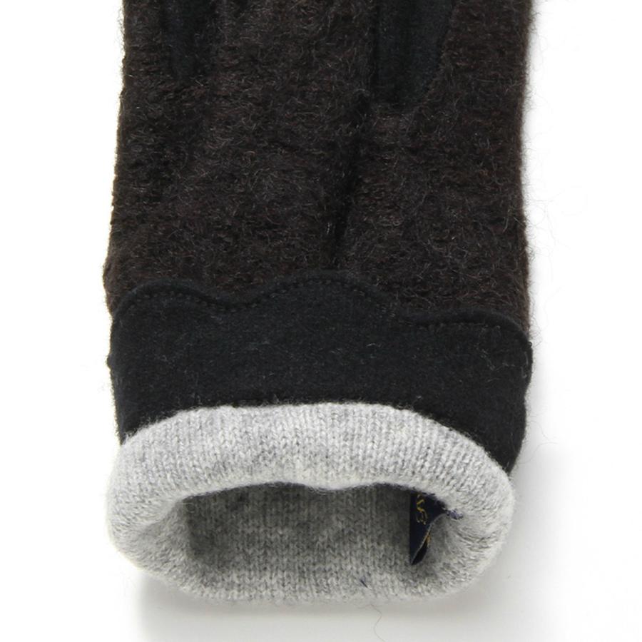 アルタクラッセレディース 二重ジャージ手袋 ウルグアイ産ウールニット
