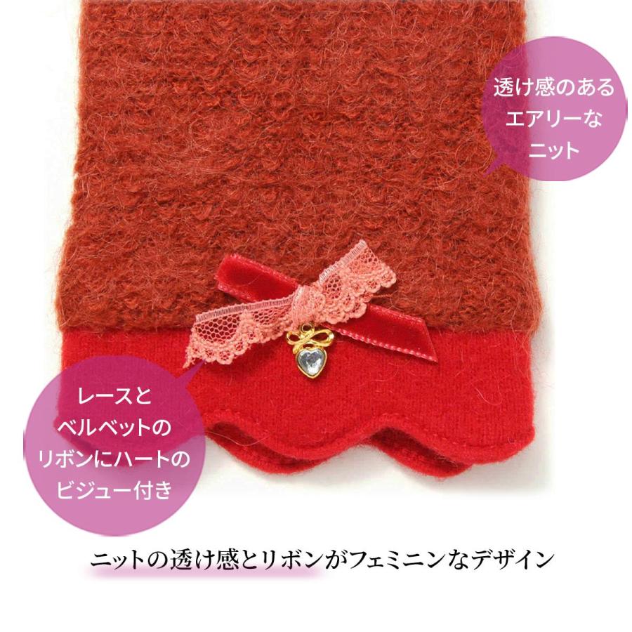 アルタクラッセレディース 二重ジャージ手袋 ウルグアイ産ウールニット