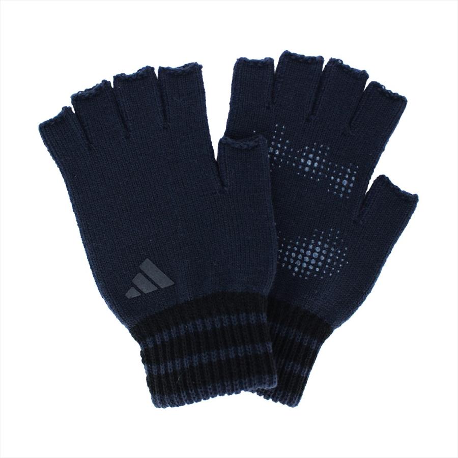 adidas（アディダス） 手袋 メンズ 日本製 ブランド 滑り止め付 指切り