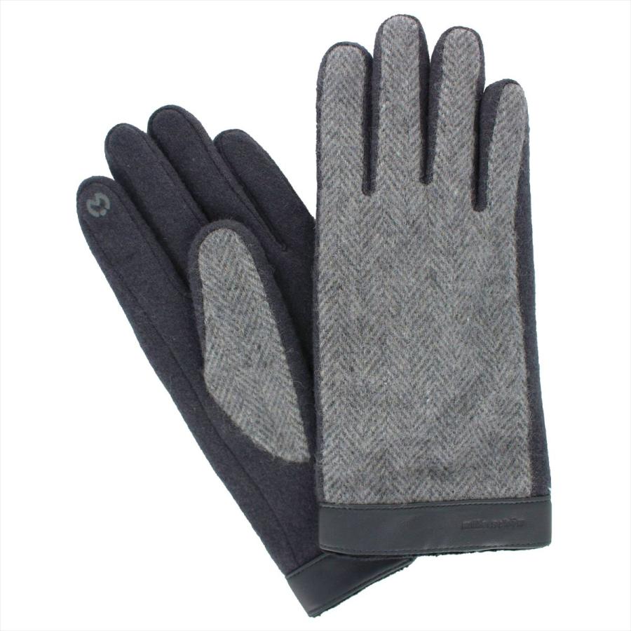 mila schon（ミラショーン） 手袋 メンズ かっこいい 暖かい 二重