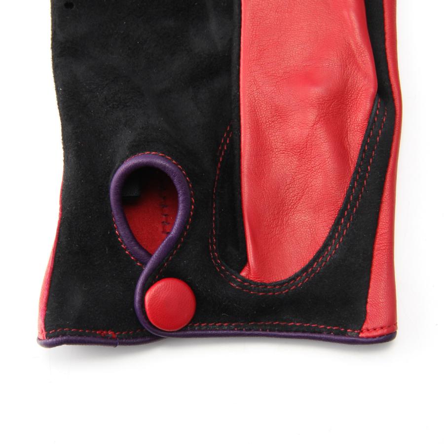 半指 本革 ドライビンググローブ メンズ 羊革 スエード アルタクラッセ