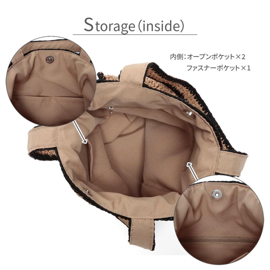 PICONE ピッコーネ トートバッグ メッシュ ブラウン ポーチ一付 底鋲 