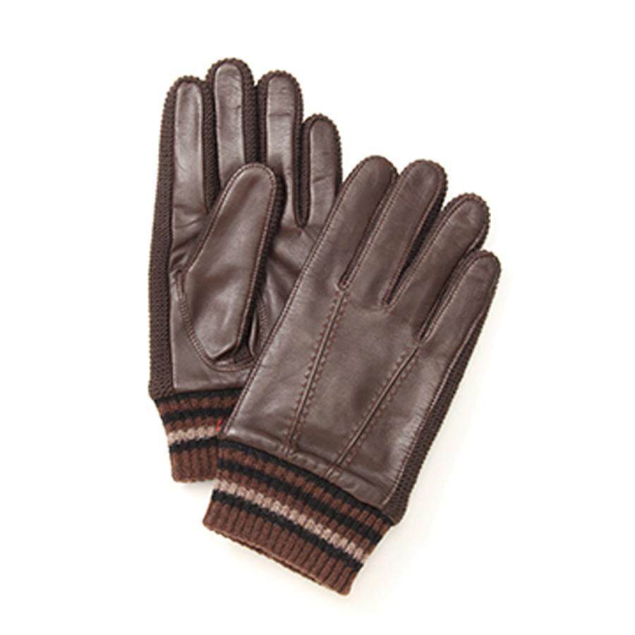 DAKS（ダックス） リブニットカフス ニットマチ カジュアル 羊革