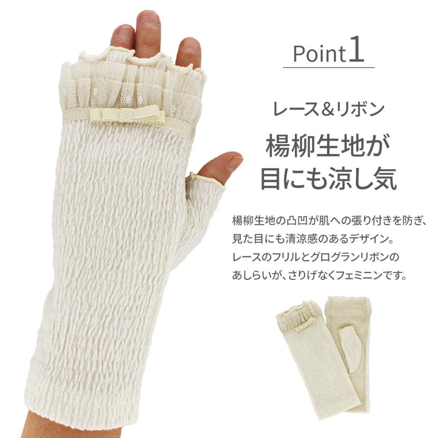 LAURA ASHLEY（ローラアシュレイ） 公式 アームカバー フリル リボン