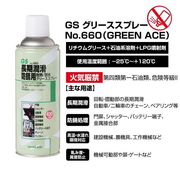三共コーポレーション (1本) GS グリーススプレー 420mL No.660 耐熱