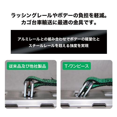 allsafe オールセーフ ラッシングベルト Tワンピース 緑 固定1m×調節5m