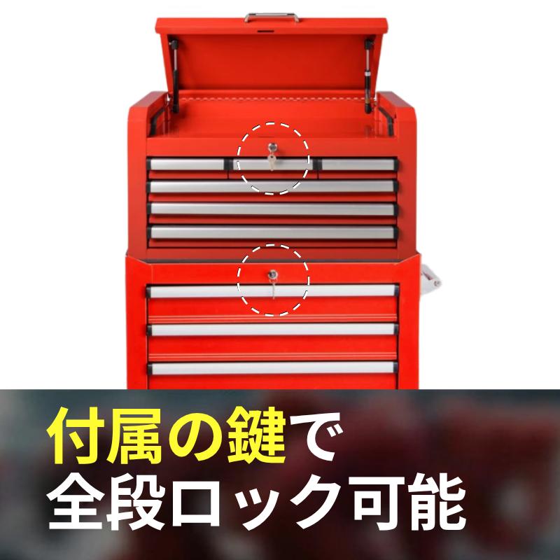 PITCREW 6段チェスト＆7段キャビネットセット スチール製 ツール