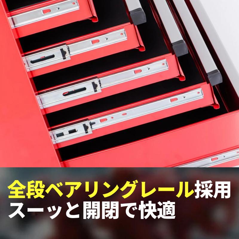 PITCREW 6段チェスト＆7段キャビネットセット スチール製 ツール