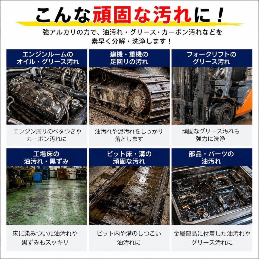 ヨロスト 超強力エンジンクリーナー 20L 2箱 業務用 濃縮 洗浄剤 油