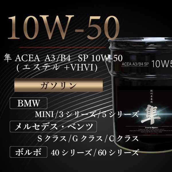 ヨロスト 欧州車専用(自動車用) 隼エンジンオイル 10W-50 20L ACEA A3