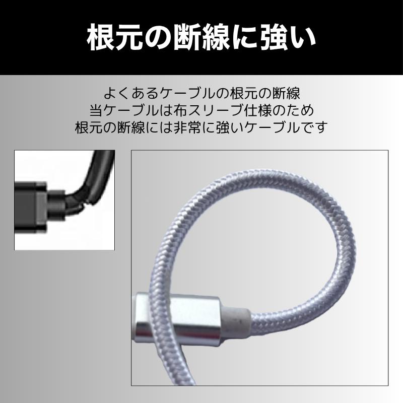 送料無料) iPhone ケーブル 2m Lightning ゴールド 急速充電 データ