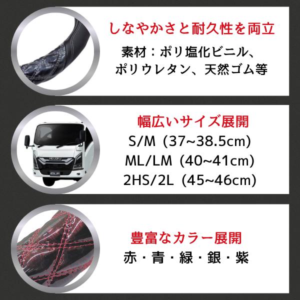 日本ボデーパーツ工業 トラック ハンドルカバー 太巻き グリーン 緑