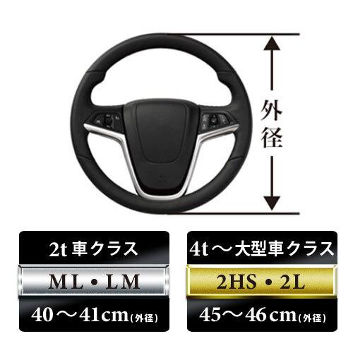 3Dグリップ ジュピター Wステッチ ハンドルカバー【赤】4t〜大型車用　JB　HC-405（2HS・2L）｜yoro-store｜04