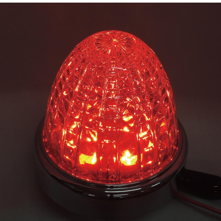 トラック用LEDクリスタルレンズ用 レッドライト LSL-213R 日本ボデーパーツ工業 LSL-213R JB激光II LEDクリスタルハイパワー