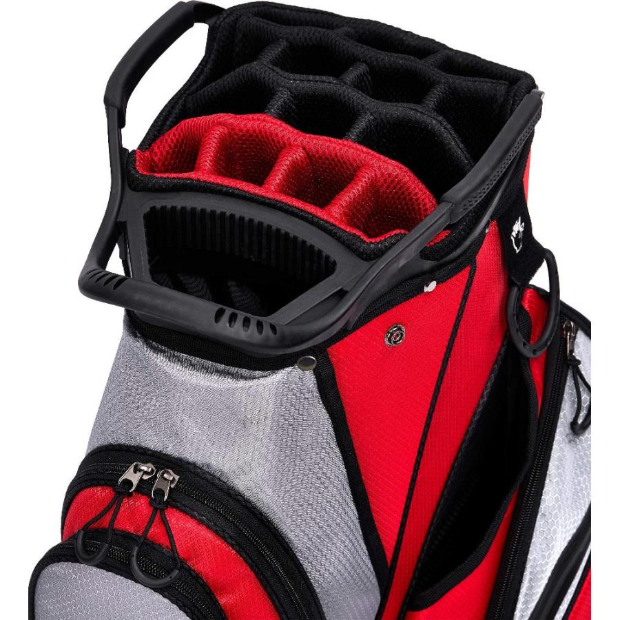 ASK ECHO Premium Golf Cart Bag with 14 Way Full Length Dividers Plus