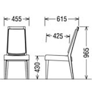 ②karimoku　カリモク　ダイニングチェア　CA1905ZW　布張り　椅子 食堂椅子 CA1905ZW | ダイニングチェアー | 家具を探す | カリモク家具