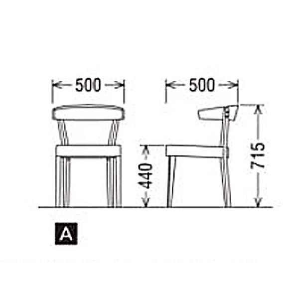 カリモク家具（KARIMOKU FURNITURE） カリモク ダイニングチェア