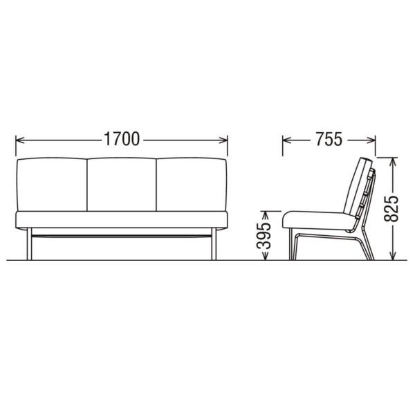 カリモク家具（KARIMOKU FURNITURE） カリモク LDソファ 3人掛け CD59